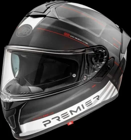 Premier Helmets Evoluzione SP matt schwarz/weiß/rot