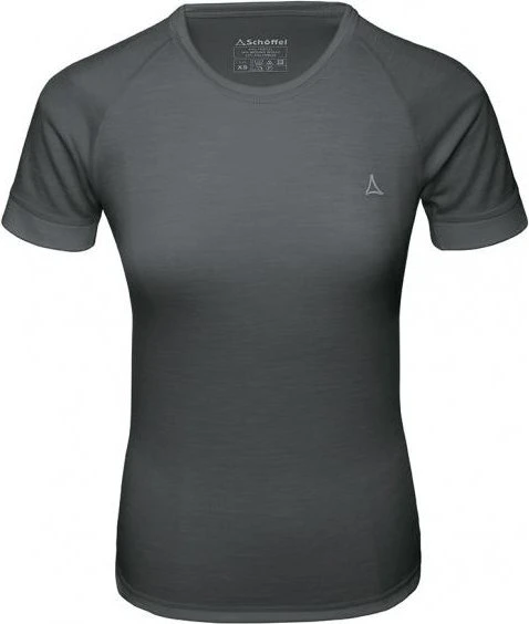 Schöffel Merino Sport Funktionsshirt kurzarm pirate black (Damen)