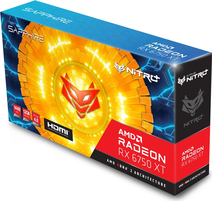 Sapphire Nitro+ Radeon RX 6750 XT, 12GB GDDR6, HDMI, 3x DP, lite retail