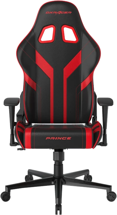 DXRacer Prince Series PM88 Gamingstuhl, schwarz/rot