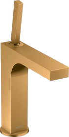 Hansgrohe Axor Citterio 160 Waschbeckenarmatur mit Ablauffernbedienung brushed gold optic