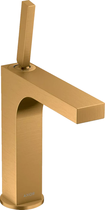 Hansgrohe Axor Citterio 160 Waschbeckenarmatur mit Ablauffernbedienung brushed gold optic