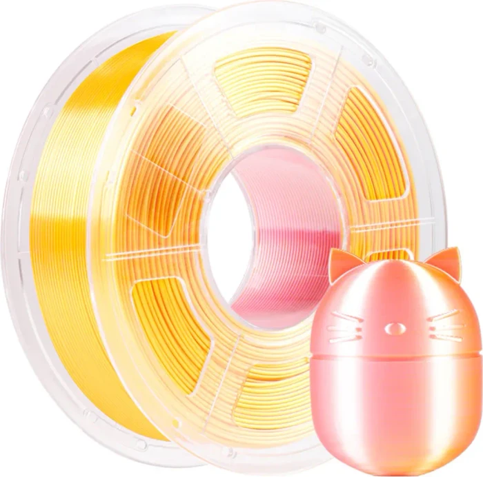 Anycubic PLA Silk Dual Color, Pink Gold, Spule, 1.75mm, 1.00kg