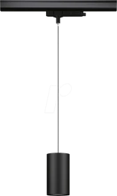 Paulmann ProRail3 Kratos Schienensystem Pendelleuchte 25W 3000K schwarz, 1 Stück