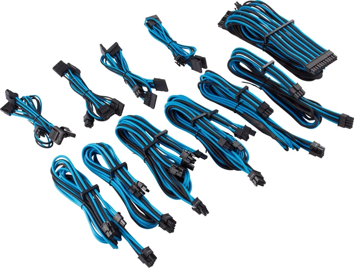 Corsair PSU Cable Kit Type 4 - Pro Kit - Gen4, schwarz/blau