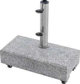 Doppler Active Granitplatte rollbar Sonnenschirmständer 25kg 45x22cm