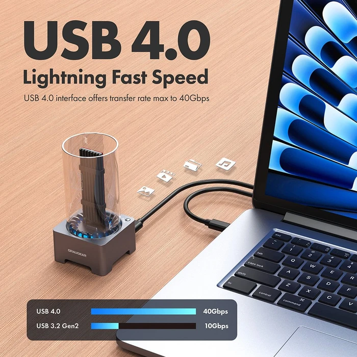 Graugear G-M2DK-U4-40G, M.2 NVMe Dockingstation, USB4