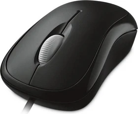 Microsoft Basic Optical Mouse v2.0 schwarz, USB