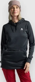 Burton Oak Long Hoodie true black heather (Damen)