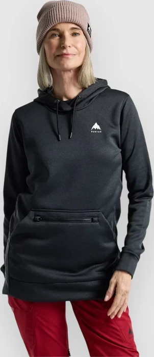 Burton Oak Long Hoodie true black heather (Damen)