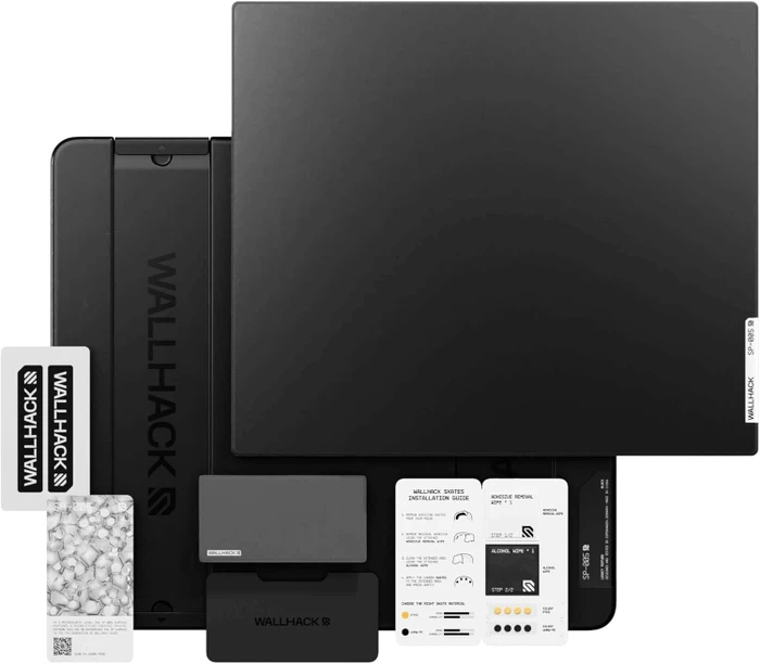 Wallhack SkyPAD SP-005 Glass Pad 5.0 Glas-Gaming-Mauspad, 510x440mm, schwarz