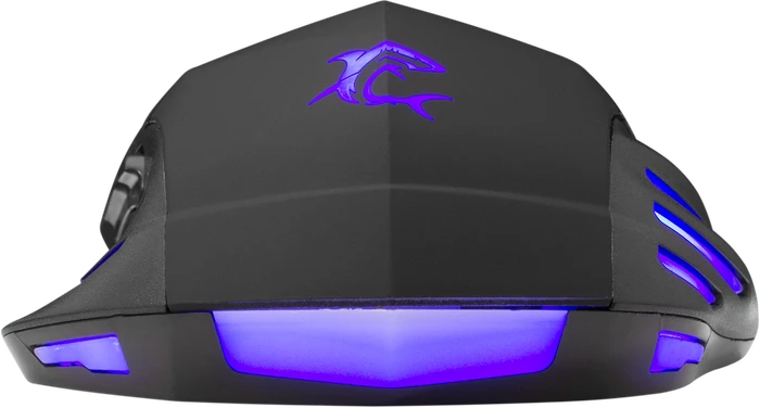 White Shark Hannibal 2 Black Gaming Mouse, schwarz, USB