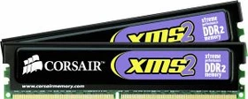 Corsair XMS2 UDIMM 2GB Kit, DDR2-800, CL5-5-5-18