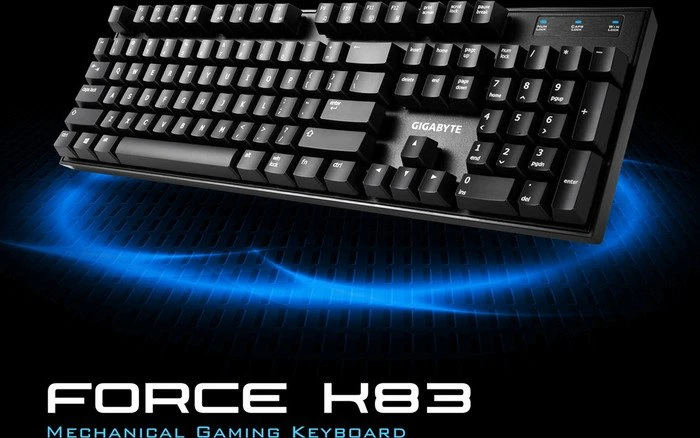GIGABYTE Force K83, MX RED, USB