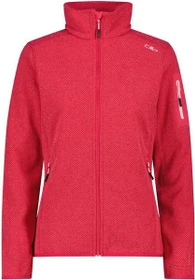 CMP Knit Tech Melange Fleece Jacke carminio/pink (Damen)
