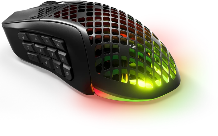 SteelSeries Aerox 9 Wireless schwarz, USB/Bluetooth