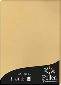 Clairefontaine Pollen Universalpapier caramel, A4, 120g/m², 50 Blatt