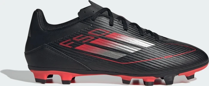 adidas F50 Club FG/MG core black/iron metallic/lucid red