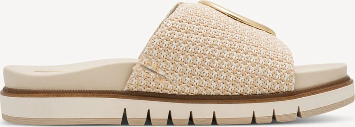 Tamaris Comfort Mule Wide Fit beige (Damen)