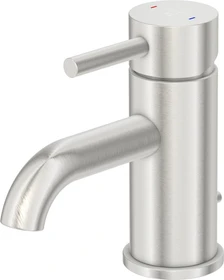 Steinberg Serie 100 Waschtisch-Einhebelmischer mit Ablaufgarnitur Ausladung 100mm brushed nickel