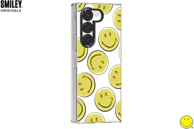 Samsung Slash B Slash Smiley Yellow Slim Impression Case für Galaxy Z Fold6