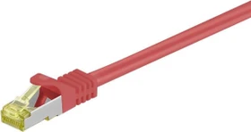 goobay Patchkabel, Cat7/Cat6a, S/FTP, RJ-45/RJ-45, 30m, rot