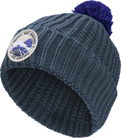 Jack Wolfskin Pompom Badge Beanie midnight sky (Junior)