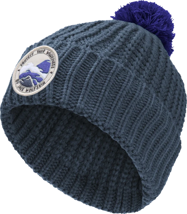 Jack Wolfskin Pompom Badge Beanie (Junior)