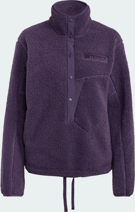 adidas Terrex Xploric High Pile Fleece Pullover aurora plum (Damen)