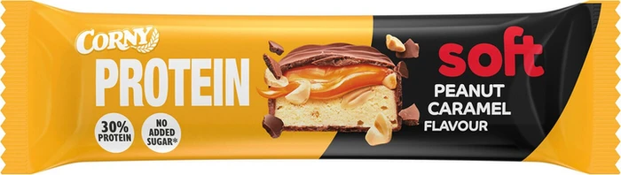 Corny Protein Crunchy Soft Peanut Caramel 45g
