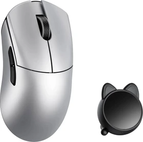 WLMouse Huan Wireless 8K Magnesium Gaming Mouse, silber, USB (HUAN-SILVER-O)