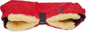 Kaiser Big Double Lammfellhandwärmer red