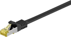 goobay Patchkabel, Cat7/Cat6a, S/FTP, RJ-45/RJ-45, 10m, schwarz