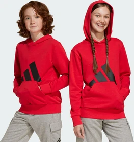 adidas Essentials Hoodie pure ruby/black (Junior)