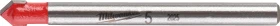 Milwaukee Glas-/Fliesenbohrer, 5x50mm, 1 Stück