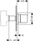 Hansgrohe AXOR Uno Absperrventil Unterputz brushed black chrome Vorschaubild