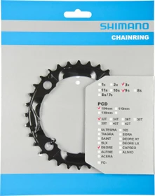 Shimano Deore FC-M590 32 Zähne Kettenblatt