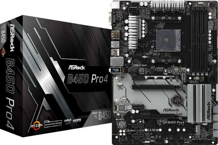 ASRock B450 Pro4 (AMD AM4)