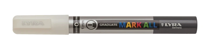 Lyra Graduate Mark All Permanentmarker 1mm weiß