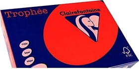 Clairefontaine Trophée Universalpapier matt korallenrot, A3, 160g/m², 250 Blatt