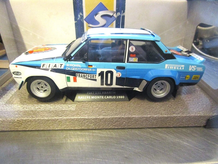 Schuco Fiat 131 Abarth #10 weiß/blau
