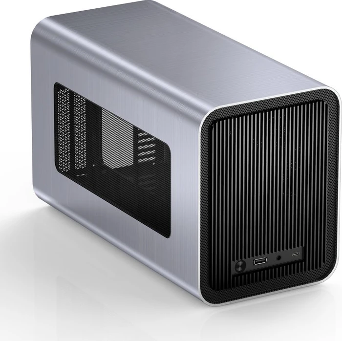 Jonsbo V11, silber, Mini-ITX