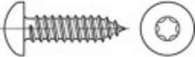 Toolcraft Torx galvanisch verzinkt Linsenblechschraube, 5.5x32mm, 250 Stück