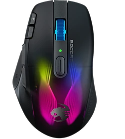Roccat Kone XP Air mit Ladestation, Ash Black, USB/Bluetooth (ROC-11-442-02)