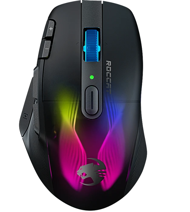 Roccat Kone XP Air mit Ladestation, Ash Black, USB/Bluetooth