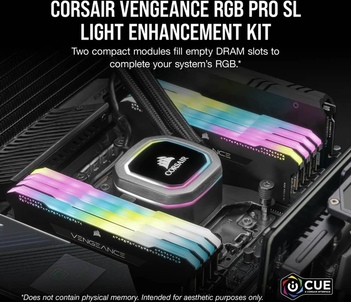 Corsair Vengeance RGB PRO SL Light Enhancement Kit, schwarz
