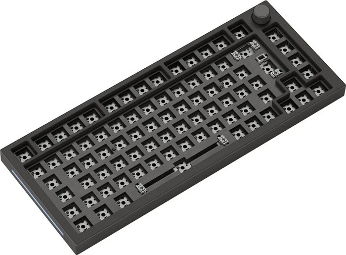 Glorious GMMK Pro 75% Layout Barebone Tastatur, Black Slate schwarz, ISO