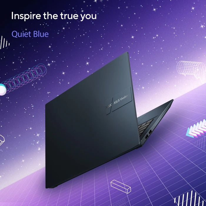 ASUS VivoBook Pro 14 OLED M3401QA-KM065W, Quiet Blue, Ryzen 5 5600H, 8GB RAM, 512GB SSD, DE