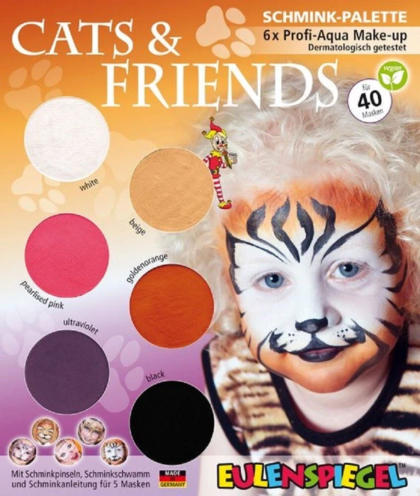 Eulenspiegel Cats & Friends Schmink-Palette