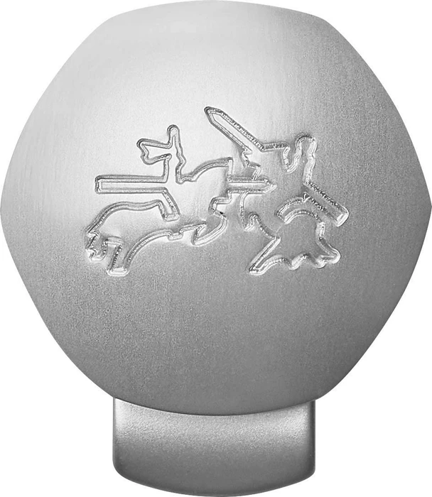 Faber-Castell Füller Hexo silber, rechte Hand, mittel